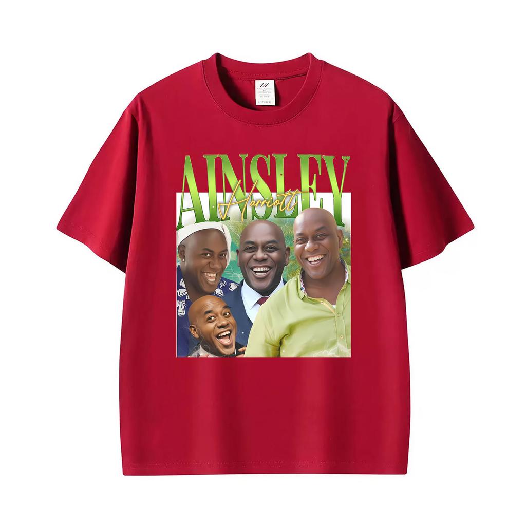 Funny Ainsley Harriott British Bake Off Chef Apparel Tshirts Unisex Retro Oversized T Shirt Unisex Streetwear 100 Cotton T Shirts