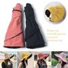 Empty Top Women Panama Hat Wide Brim UV Protection Bucket Hat Beach Cap Sunshade Hat Sun Cap