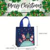 Christmas Fabric Makeup Clod Candy Bag Non-woven Packaging for New Year Party Folding Storage Bags for Gifts
