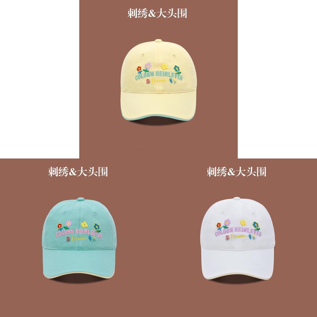 Womens Cotton Baseball Cap With Wide Brim And Adjustable Closure For Spring And Summer