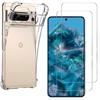 Противоударный чехол - Phonillico® - Google Pixel 8 PRO - Мягкий силикон - Прозрачный - Усиленная защита