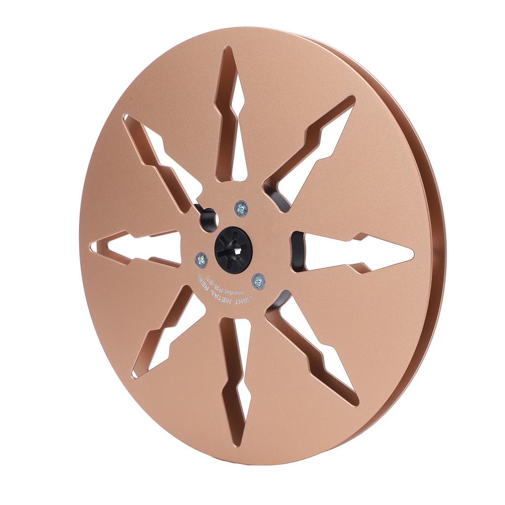 1 4 7 Inch Empty Tape Reel 8 Holes Aluminum Alloy Open Reel Sound Tape Empty Reel for Reel to Reel for ReVox Studer Gold