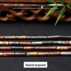 Бусины из круглых трубок 4x13 мм Натуральный камень Красный агат Розовый кварц Аксессуары для изготовления украшений своими руками Полуфабрикаты