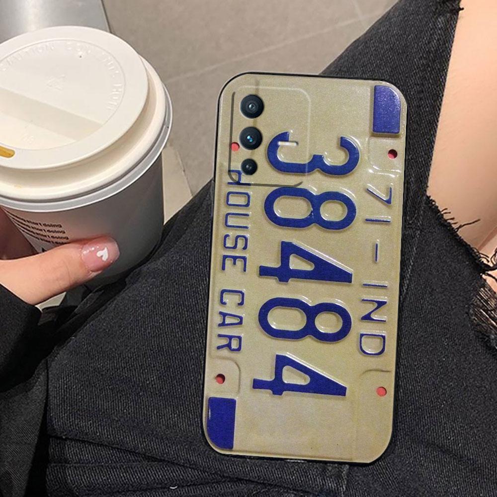 Nostalgic Vintage Classic License Plate Phone Case For VIVO S1 V17 V20 V21 V23 V23E V25 V25E V27 V27E V29 V29E V30 V30E V40 Case