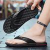 Black Flip Flops for Men Summer Beach Flip Flops Men Casual Breathable Thicken Beach Men Slippers Outdoor Slie Zapatillas Hombre