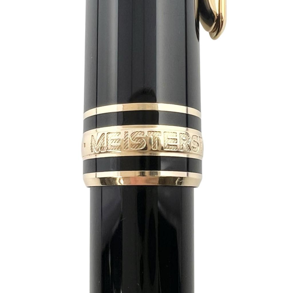Great MONTBLANC Ballpoint pen Meisterstück 75th Anniversary 1P Diamond Used