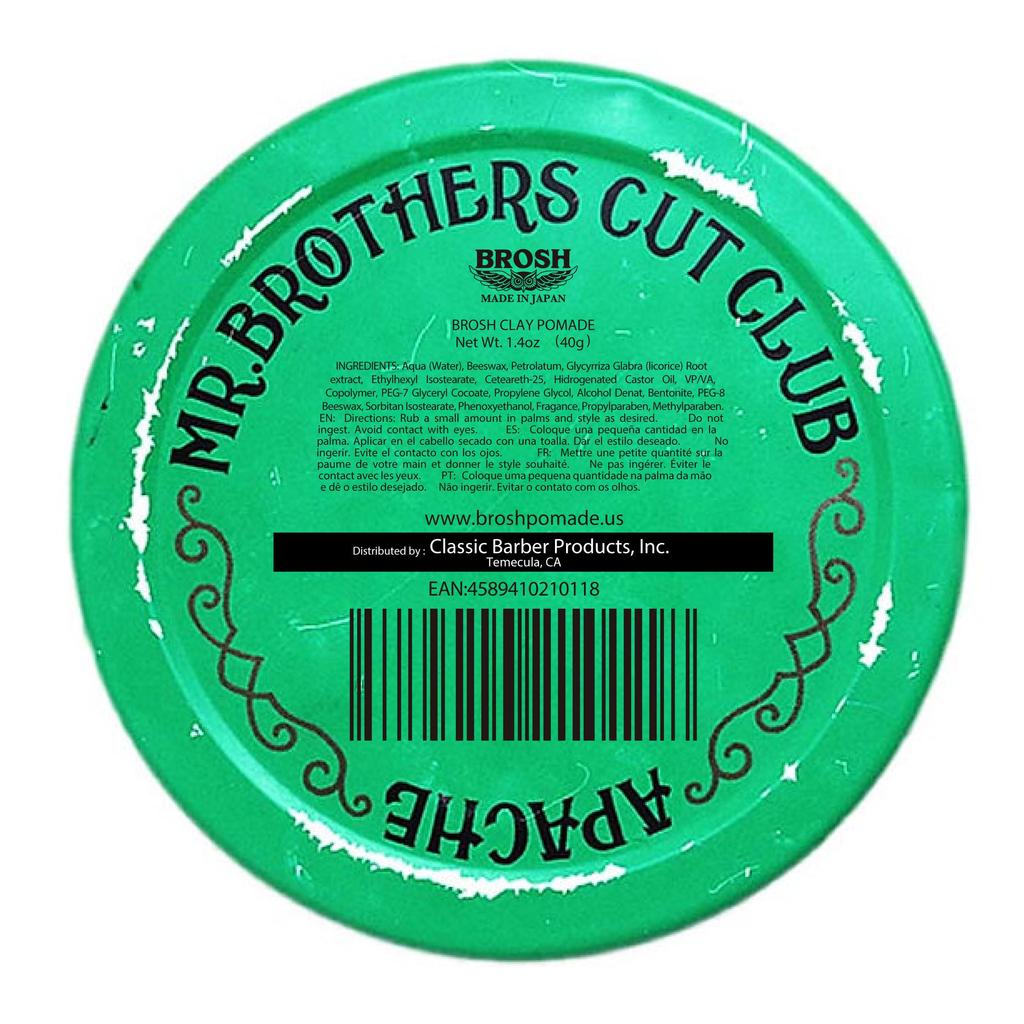 BROSH мини ГЛИНЯНАЯ ПОМАДА 40г Матовая Сильная Фиксация