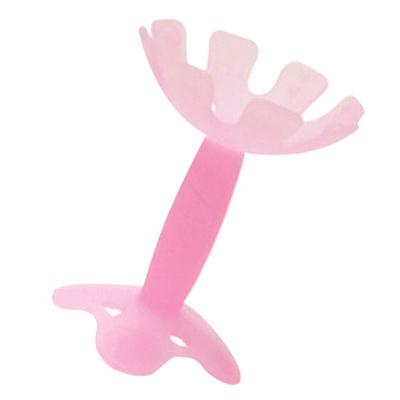 Прорезыватель для зубов Agaphra rib, розовый, 1 шт., корейские детские товары