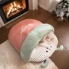 Semi-enclosed Tunnel Cat Nest Cartoon Dog Kennel Cute Cat Mattresses  Winter