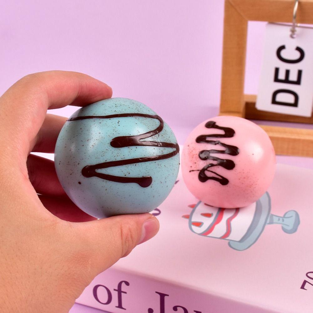 Sensory Toys Ice Cream Squishy Hand Relax Blocks Filled Squishy Crispy Brownie Kids Adults