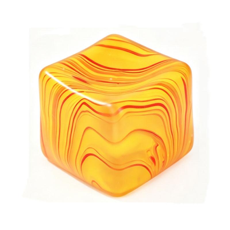 Maltose Stress Relief Toy Cube Sensory Fidget Toy Slow Rebound Soft and Glutinous Filled with Gel Stretchable Ice Cube Anxiety Relief
