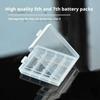 Battery Storage Box 4/24 Slots AA Battery Storage Case Organizer Transparent Holder Batteries C W3Y4