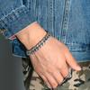 New Luxury Shiny Fashion Bracelet Hip Hop Inlaid Rhinestone Link Chain Bracelet