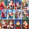 DIY Санта-Клаус 5D алмазная живопись полная круглая дрель мультфильм Алмазная вышивка наборы крестиков настенный художественный подарок домашний декор