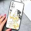 Мультфильм принцесса для Samsung Galaxy A73 A54 A52S A72 A71 A52 A51 A22 A32 A21S 4G 5G силиконовый мягкий черный чехол для телефона