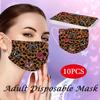 10PCS Adult's Mask Paisley Print Disposable Face Mask Industrial 3Ply Ear Loop