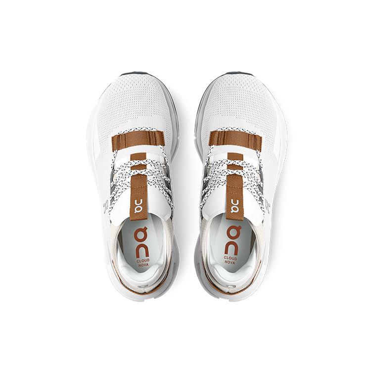 On Running Cloudnova White Pearl Brown Женские 26.99177