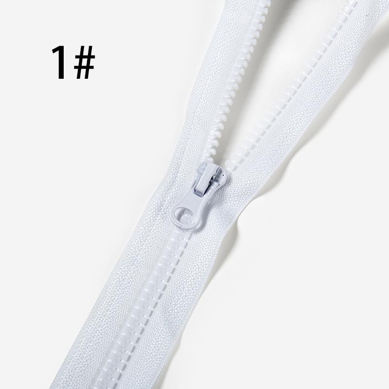 5# Спиральные молнии из смолы Портной Цветная молния с открытым концом DIY Ручная работа Пуховик Пальто Одежда Швейные аксессуары