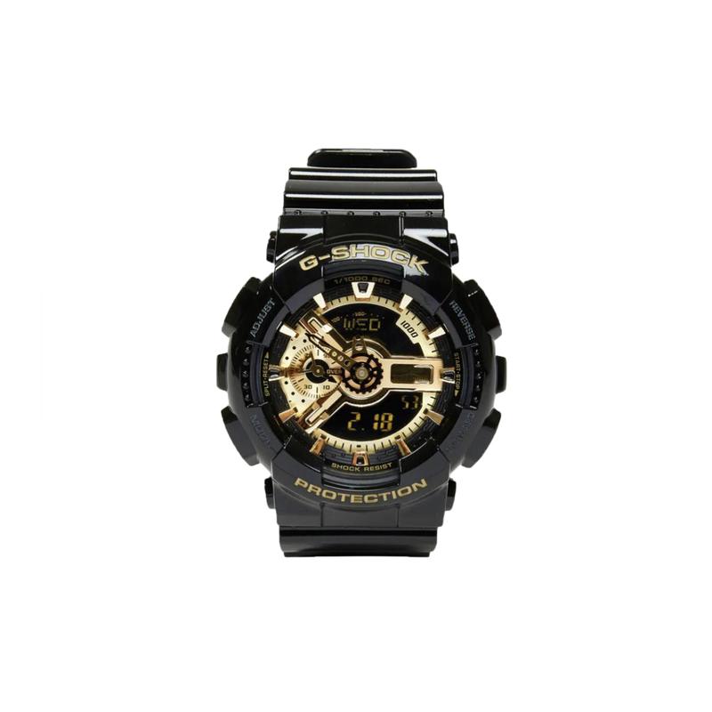 CASIO Customized watch modified series white copper case hand-engraved GA-110GB-1A modified-Obsidian Eye GA-110GB-1A(Watch1100-GaiZhuang-HeiYaoZhi)