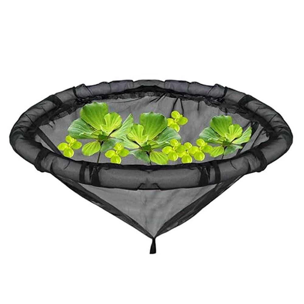 45/60/80cm Pond Plant Net Sunscreen Porous Plant New Net Circular Floating Plant Breathable Breathabl O9v2