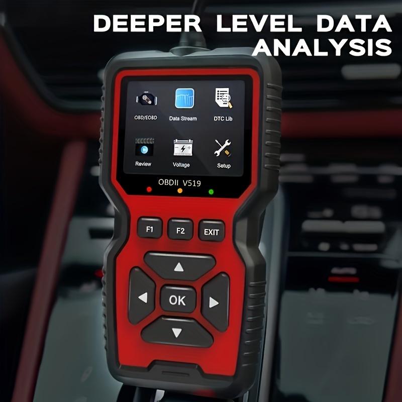 OBD2 сканер Live Data Professional Mechanic OBDII диагностический код считыватель инструмент для Check Engine Light