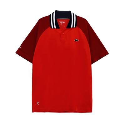 LACOSTE TENNIS Даниил Поло с открытым воротником с коротким рукавом (Dh738154Girw)