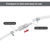 Universal Brake Bleeder Hose with Metal Clips One Way Check Valve Bleeding Tool  for Car/Motorcycle