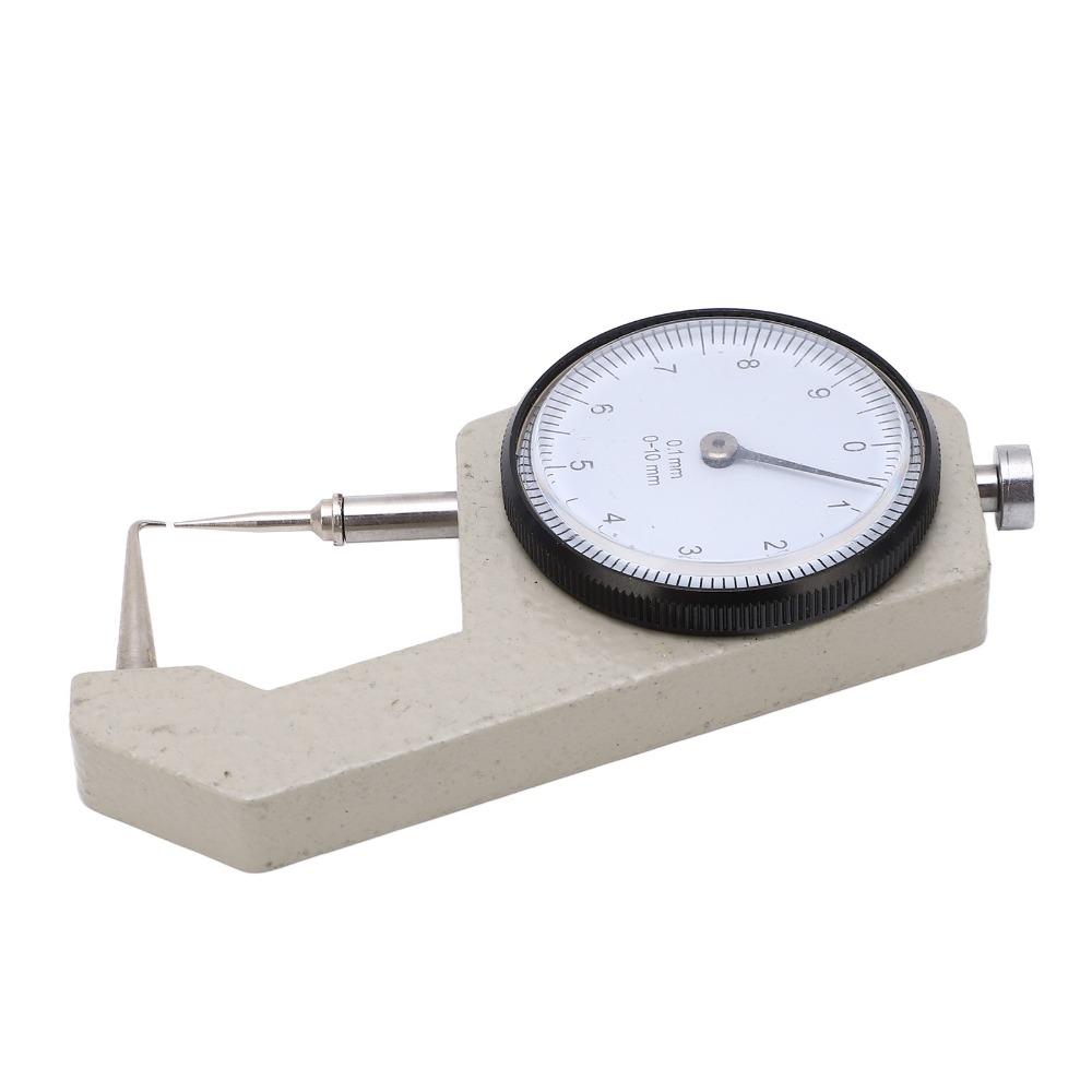 Clear Scale Thickness Micrometer Curved Tip Thickness Meter Thickness Gauge For Measurement