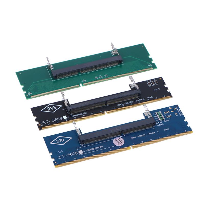 Ddr3 Ddr4 Ddr5 Ноутбук So-Dimm для настольного компьютера Адаптер Карта Конвертер Память Ram Разъем Адаптер