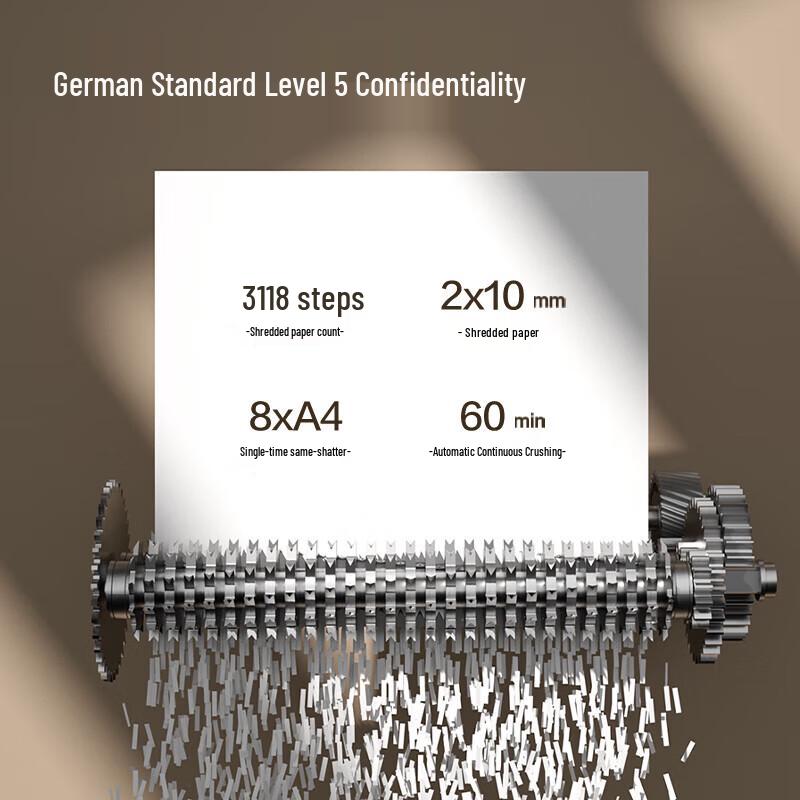 Deli G1 Auto-Feed Cross-Cut Paper Shredder