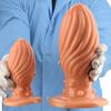 ПВХ анальная пробка гладкая бат-плаг массажер простаты взрослая секс-игрушка для мужчин женщин фистинг 18+