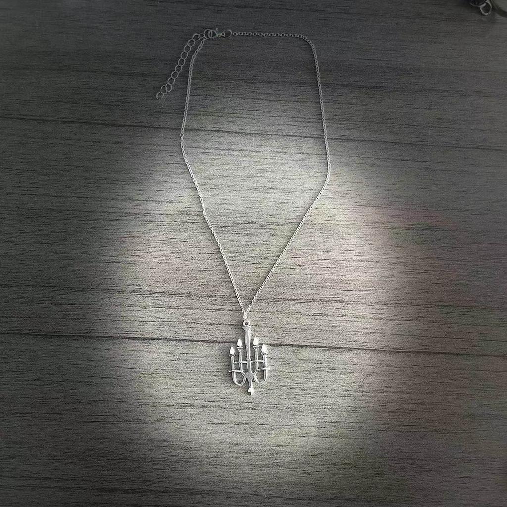 Менора Свеча Ожерелье Иврит Еврейские Украшения Израиль Вера Лампа Ханука Подвеска Серьги Амулеты Крючки для Серег Женский Подарок