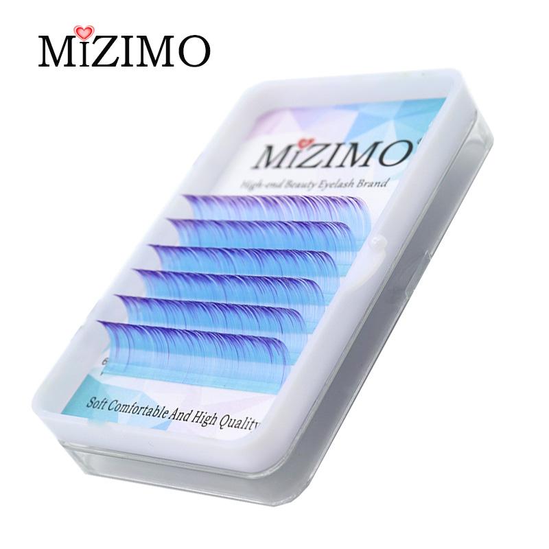 Mixed Color Single graftedMIZIMO False Eyelashes, Natural Extension, Eye Makeup, Dramatic Eyelashes.