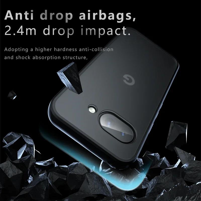 Matte Armor Acrylic Case for Google Pixel 9A Pixel9 A Luxury Shockproof Transparent Hard PC Cover for Pixel 9a 9 Pro XL 8A 7A Bumper