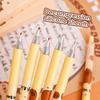 6Pcs Kawaii Cute Capybara Gel Pens Quick-Drying Writing Smooth Pen Cartoon Pressing Neutral Pen Student Stationery Gifts