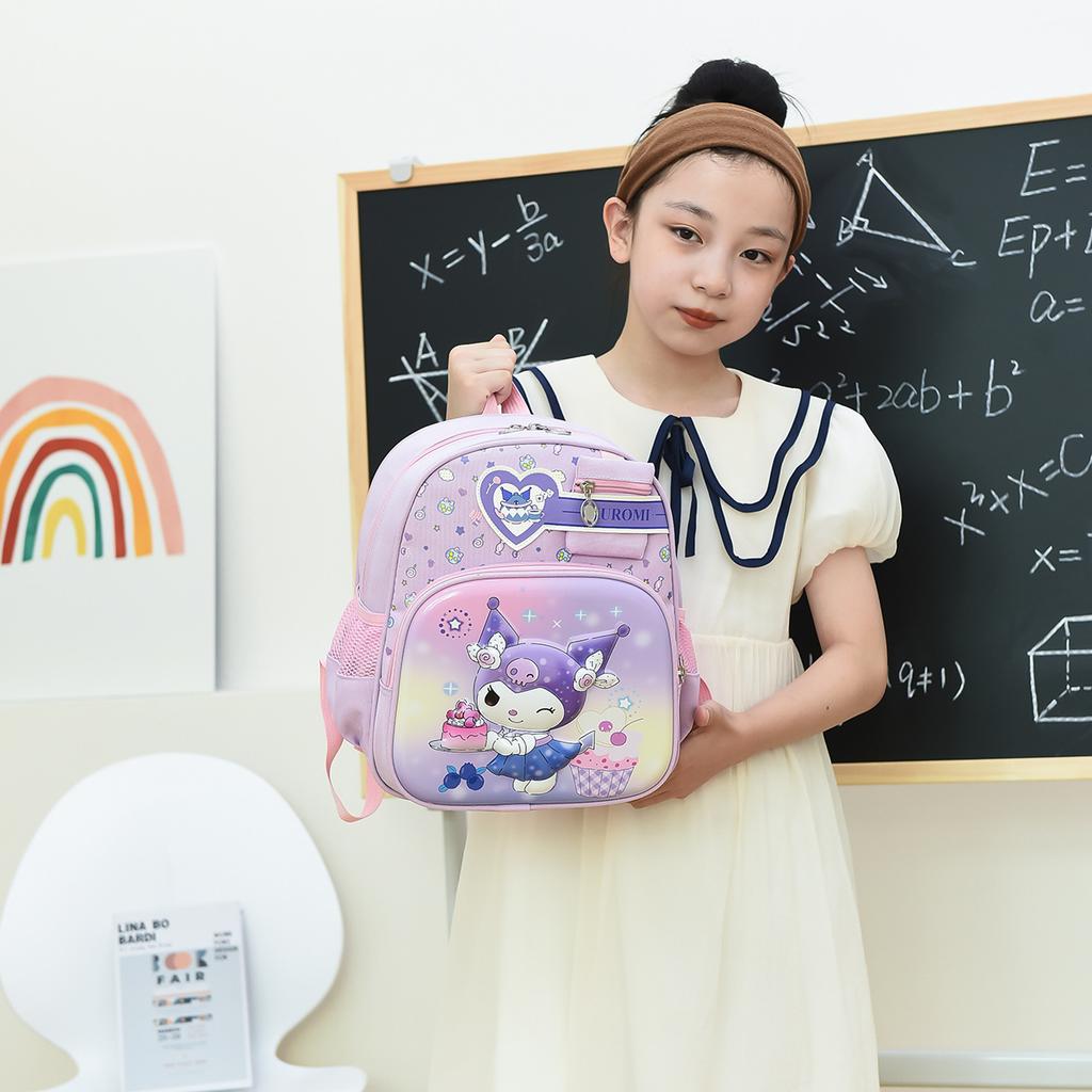 Cartoon Cute Boys And Girls Backpack Large Capacity Primary School Bag Children Travel Backpack