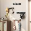 Для ванной комнаты, задняя дверь, установка без гвоздей, настенная вешалка для полотенец, крючки для одежды