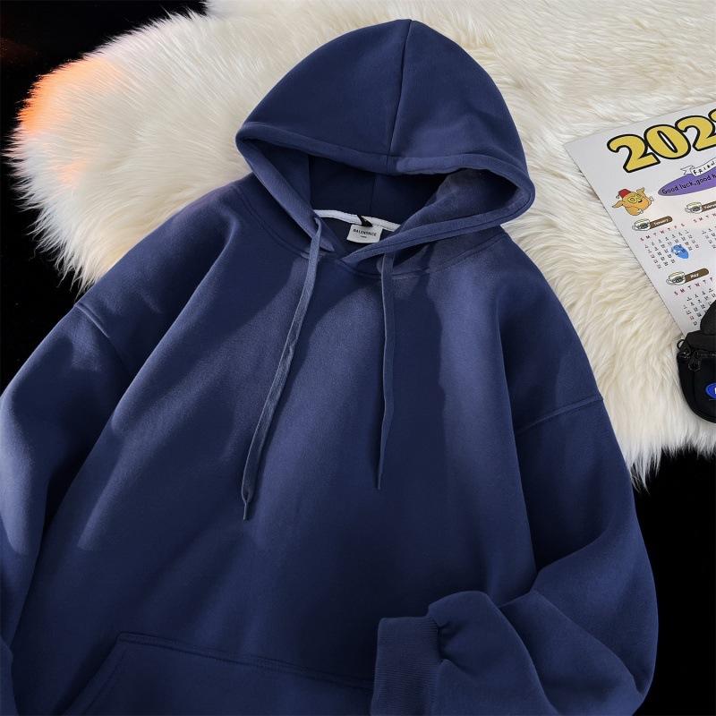 Unisex Casual Hoodie Long Sleeve Loose Sweatshirt Men Women Daily Wear Pullover Hooded Top