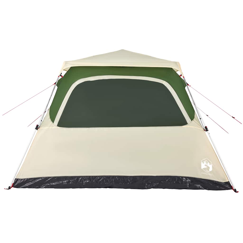 Dome Family Tent for 6 Persons Green Quick Release