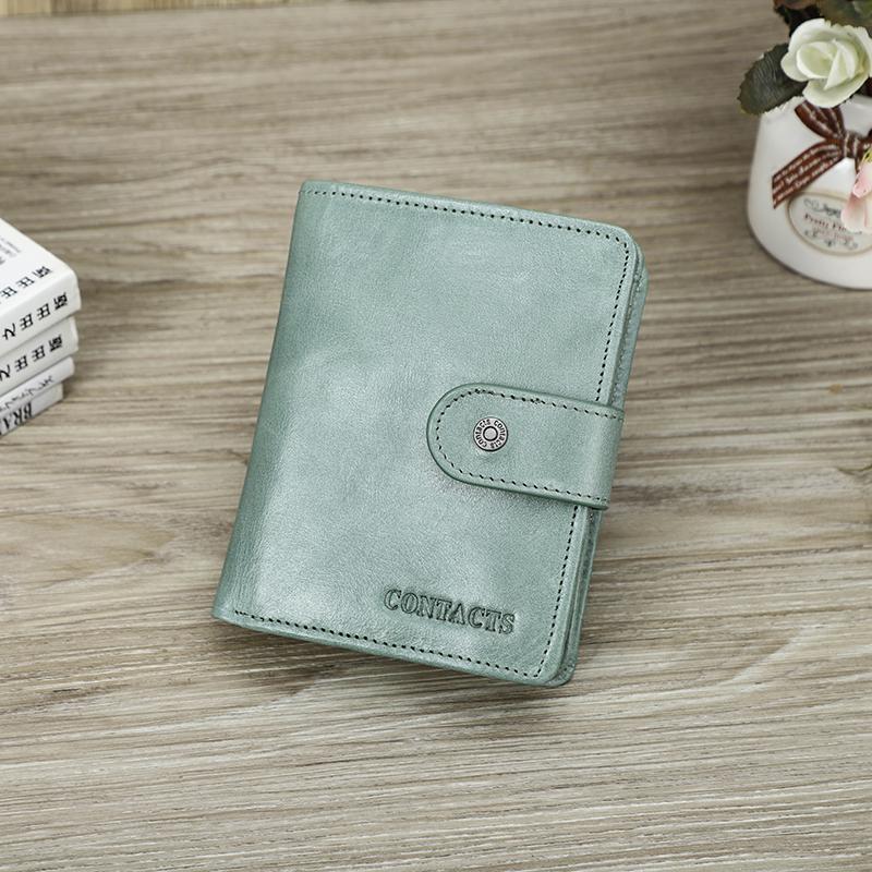 CONTACT'S женский компактный бумажник из натуральной кожи