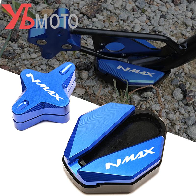 Soporte lateral CNC para motocicleta, almohadilla de extensión y soporte auxiliar NMAX155, para YAMAHA NMAX 155, 125, NMAX125, , , 2022