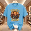 Vintage Halloween Take Me To Salem TShirt Unisex Witch T Shirt Design Cotton Short Sleeve Pumpkin Spooky Season Tees Clothes