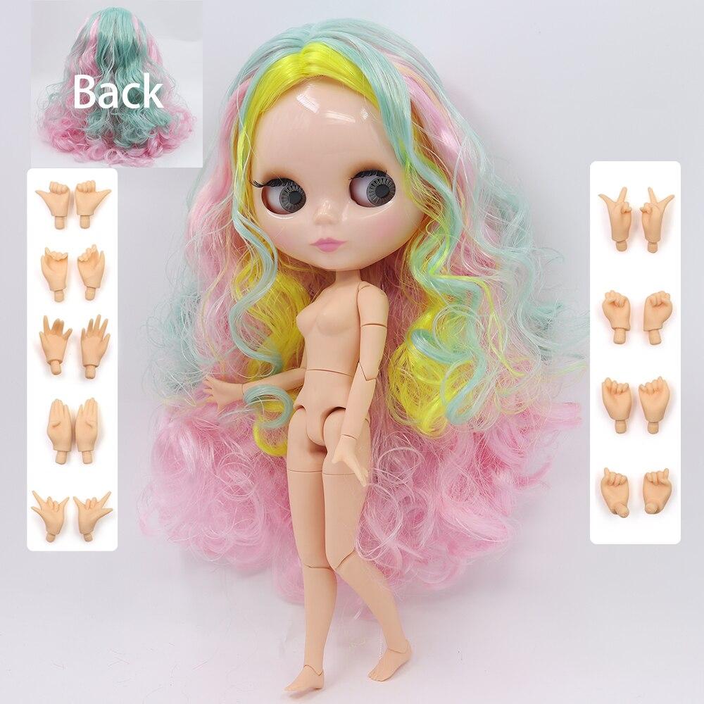 DBS Blyth Doll 1/6 Joint Body Specials 30cm Super Black Skin Colorful Hair BJD Toys Fashion Gifts