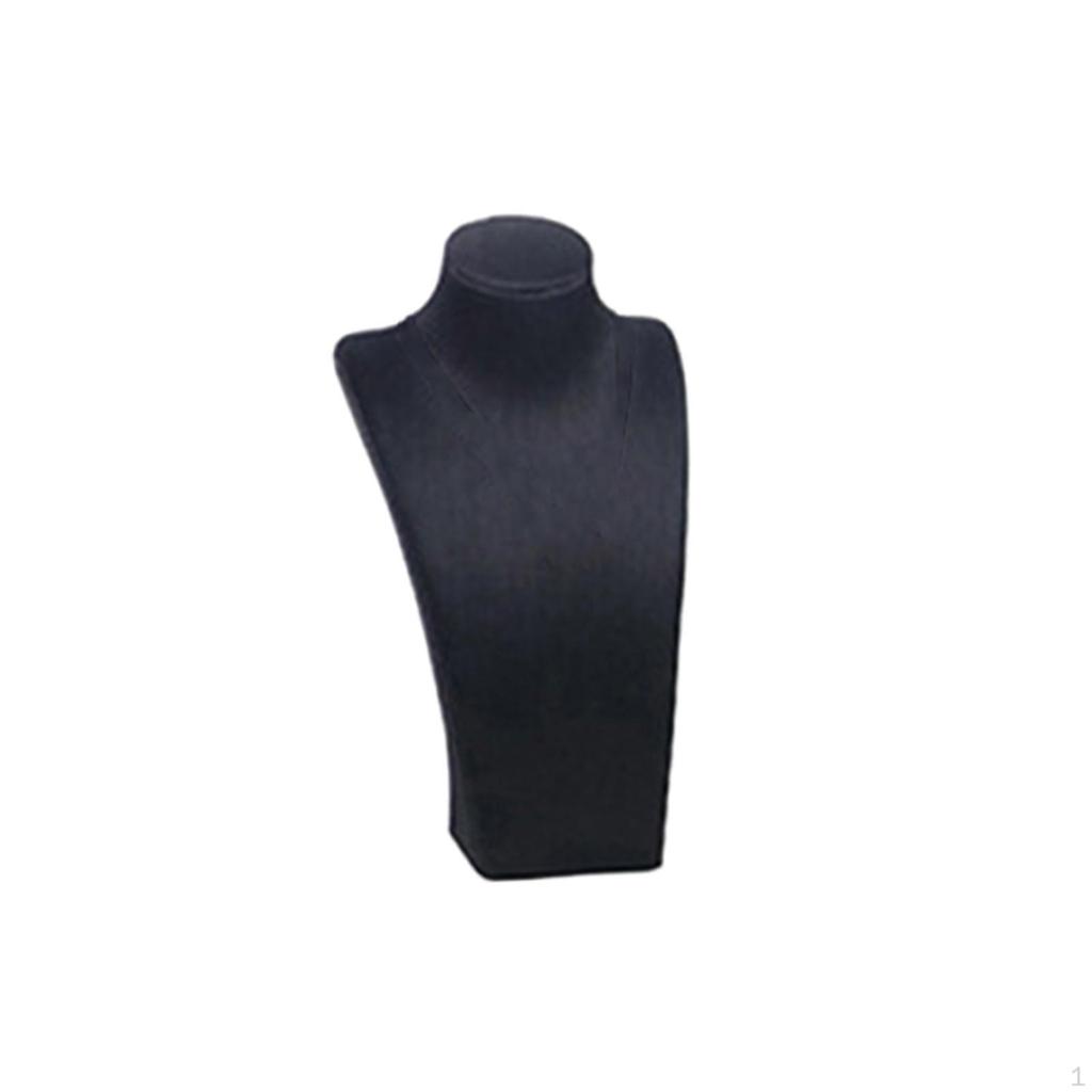 Элегантная подставка для ожерелий, дисплей для ювелирных изделий из ПУ кожи, ретро манекен-бюст, настольное хранение