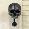 Motorcycle Skull Helmet Holder for Creative Resin Craft Wall Mounted Skull Rack