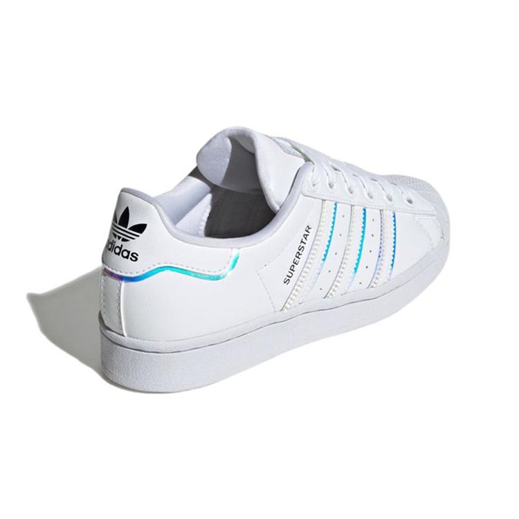 Adidas Superstar Big Kid Iridescent Kids Sneakers White Cloud-White Core-Black GV8899
