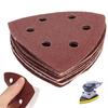10pcs 90mm Detail Sanding Sheets Triangle Sander Pads Set 40 60 80 100 120Grit