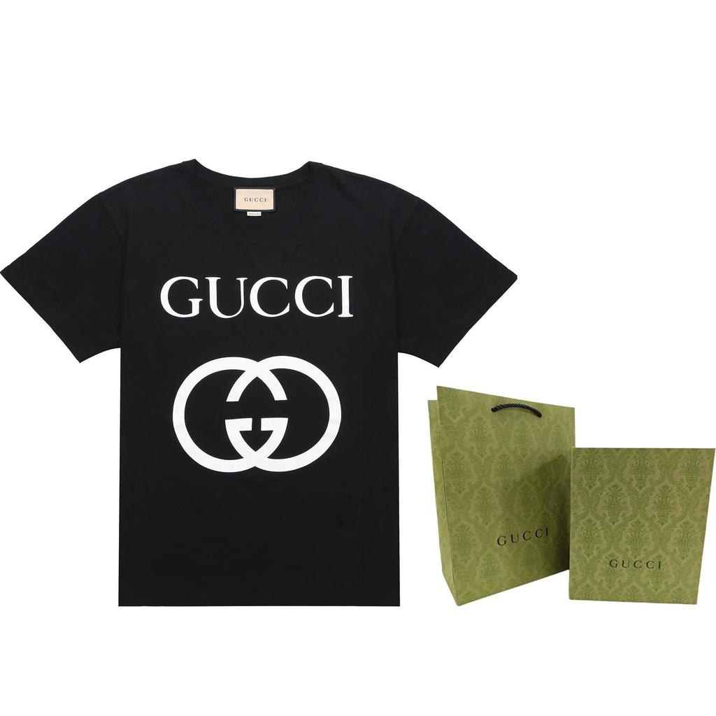 Gucci Футболка с принтом Interlocking Gg 493117-X3Q35-1289
