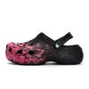 811 Made Pink Mist Live Special Shoe Box High Street Fluid Ink Splash Hole Shoes Unisex Black Pink