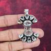 White Topaz Gemstone 925 Sterling Silver Handmade Wonderful Jewelry Pendant, For Memorial Day